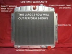 1949-1954 Chevrolet Car Aluminum Radiator Bel Air Styleline Fleetline 6CYL. Fixed Price $199.00.