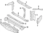 Genuine Subaru Radiator Support Air Deflector 45115FN000. Fixed Price $49.92.