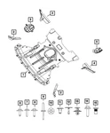 Genuine Mopar Front Belly Pan 68517143AD. Fixed Price $186.39.