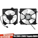 Left+right Radiator Condenser Cooling Fan For 2001-05 Toyota RAV4 600460 610460. Fixed Price $90.99.