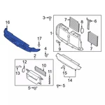 Genuine Ford Radiator Support Access Cover NL1Z-19E525-AB. Fixed Price $135.37.
