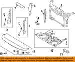 Ford Oem Radiator Core Support-lower Splash Shield Deflector AA8Z8327A. Fixed Price $55.55.