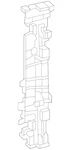 Genuine Mercedes-benz Radiator Support Panel 099-504-21-01. Fixed Price $38.25.