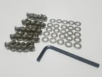25 Stainless Button Head Vw Bug Or Beetle Tins Engine Sheet Metal Bolts 49-78. Fixed Price $14.99.