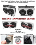 Ar Champion Shroud W/ 12" For 1964 - 1967 Chevrolet Chevelle V8 Engine. Fixed Price $284.67.