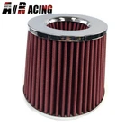Emusa 3" Red Performance High Flow Cold Air Intake Cone Replacement Dry Filter. Fixed Price $18.98.