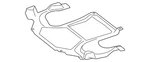 Genuine Mercedes-benz Radiator Support Splash Shield Bracket 204-524-33-30. Fixed Price $124.00.