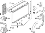 Genuine Nissan Radiator Support Air Deflector 21559-6GP0A. Fixed Price $35.48.