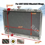 Radiator Fits Mitsubishi Mirage De/ls/es 1.5/1.8L Aluminum 1997-2002 #MR187964. Fixed Price $108.00.