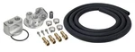 Derale Engine Oil Filter Remote Mounting Kit 15718; Top Ports, M20X1.5, 1/2 Npt. Fixed Price $70.77.