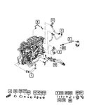 Genuine Mopar Radiator Isolator 68354092AA. Fixed Price $12.36.