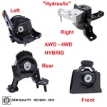 Engine Transmission Mount Set For Toyota RAV-4 2013-2018 Oe Quality Only 4WD Awd. Fixed Price $189.90.