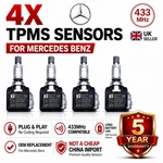 4X Mercedes-benz Tpms Tyre Pressure Sensor G-class (W463) No Coding A0009052102. Fixed Price $53.77.