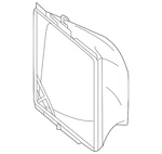 Genuine Volkswagen Inter-cooler Duct 7L0-117-340. Fixed Price $107.00.