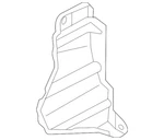 Genuine Mitsubishi Air Guide 6400F048. Fixed Price $46.16.
