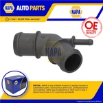 Coolant Flange / Pipe Fits Vw Eos 1F 3.2 3.6 06 To Water Napa 1J0121087B New. Fixed Price $14.74.
