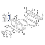 Ford F-250 Super Duty 17-19 Front Left Outer Radiator Support Baffle. Fixed Price $34.44.