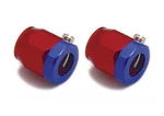 Clamps Fuel, Vacuum Hose Fittings Red/blue 2EA. For 3/8" I.d. 2260 Worm Gear. Fixed Price $13.78.