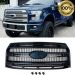 2015-2017 Ford F-150 F150 Platinum Blue Jeans Front Grille W/o Camera Hole. Fixed Price $199.99.
