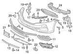 Honda 71107-T3L-A50 Front, Lower Bumper Duct 2016-2017 Accord New, Genuine. Fixed Price $59.97.