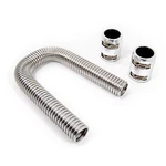 Stainless Steel 24" Radiator Hose Kit Flexible Universal Hot Rod Chevy Ford. Fixed Price $74.12.