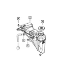Genuine Mopar Coolant Bottle Outlet Hose 68142046AA. Fixed Price $14.41.
