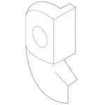 Genuine Honda Bumper Impact Bar Bracket 60835-TZ5-A00ZZ. Fixed Price $25.25.