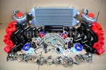 Twin Turbo Kit Intercooler Black Pipe Red Coupler For Nissan 350Z 370Z Z33 Z34. Fixed Price $1148.85.