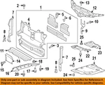 Ford Oem 19-23 Edge Under Cover Splash Shields-air Guide K2GZ8B191A. Fixed Price $48.08.