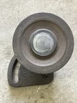 Used Oem 1964 Ford 289 V8 Air Conditioning Idler Pulley Bracket C4AA-8A619-A. Fixed Price $50.00.
