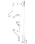 Genuine Nissan Radiator Support Air Deflector 21558-6FL1B. Fixed Price $48.82.