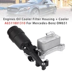 Engines Oil Cooler Filter Housing + A6511801310 For Mercedes-benz OM651. Fixed Price $189.78.