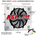 Aluminum Shroud Fan For 2011-2021 2012 Dodge Durango /jeep Grand Cherokee 5.7L.. Fixed Price $99.00.