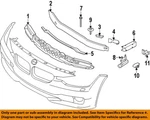 Bmw Oem 15-16 M3 Front Bumper Grille-upper Bracket Right 51118057152. Fixed Price $75.38.