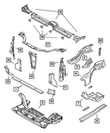 Genuine Mopar Radiator Cross-member Brace Right 4783482AC. Fixed Price $30.30.
