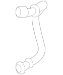 New Genuine Bmw Coolant Hose (2012-2016) Oe 17127600551. Fixed Price $66.82.