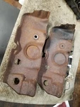 1982 Bmw 635CI (E24) M30B34 Exhaust Manifold Heat Shields, Set Of Two. Fixed Price $82.82.
