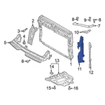 For Volkswagen Tiguan 18-21 Front Right Radiator Support Baffle. Fixed Price $41.08.