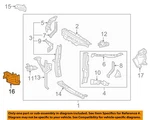 Toyota Oem 16-19 RX350 Radiator Support-side Seal 532910E010. Fixed Price $56.37.