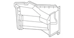 Genuine Nissan Radiator Support Air Deflector 21554-6GR6A. Fixed Price $81.02.