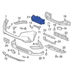 For Honda Cr-v 2023-2026 713203A0A00 Front Upper Radiator Shutter Assembly. Fixed Price $357.04.