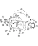 Genuine Mopar Cooling Module Bracket Right 68144540AB. Fixed Price $67.38.