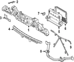 Genuine Volkswagen Radiator Support 1T3-805-563-C. Fixed Price $395.65.