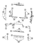 Genuine Mopar Radiator Lower Seal 68408279AB. Fixed Price $26.04.