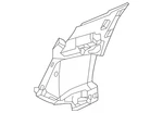 Genuine Audi Air Duct 4J3-807-606-9B9. Fixed Price $107.92.