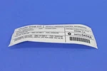Genuine Mopar Veci Label 4722049AA. Fixed Price $10.97.