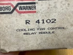 1983-88 Ford & Mercury Cooling Fan Control Relay Module; Bwd R4102; Nors Part. Fixed Price $7.00.