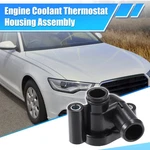 Car Engine Coolant Thermostat Housing Assembly 059121506H For Audi A6 3.0L. Fixed Price $12.72.
