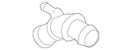 Genuine Volkswagen Cooling System Bypass Line Adapter 1J0-121-087-B. Fixed Price $32.60.