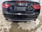 08-12 Audi A5 Line Rear Bumper Cover W/ Park Assist Brilliant Black LY9B. Fixed Price $300.00.